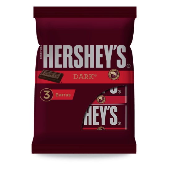 Barra de Chocolate Dark 41g. Paquete con 3 barras