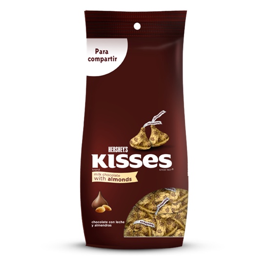 Bolsa Kisses con Almendra 240g. 1 Bolsa