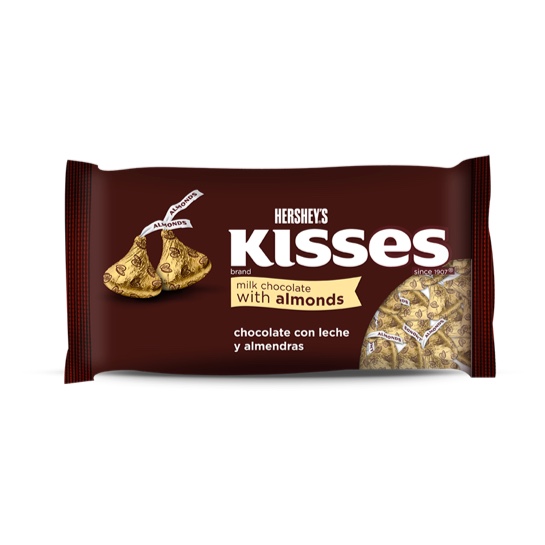 Bolsa Kisses con Almendra 850g. 1 Bolsa