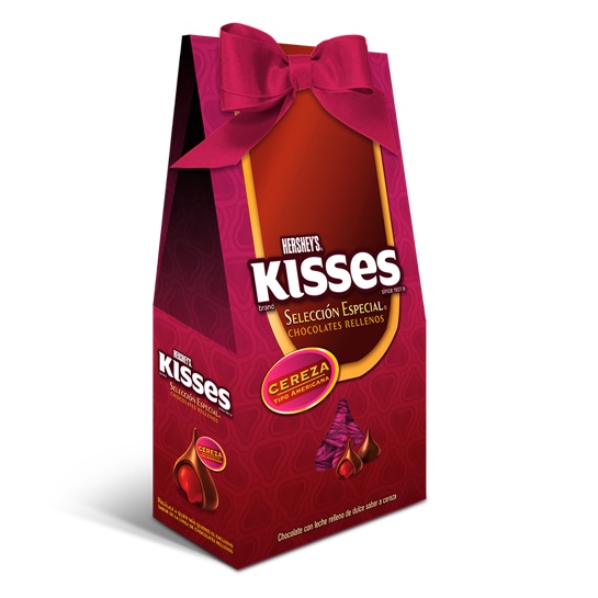 Caja Regalo Selección Especial Kisses con cereza 120g. 1 pieza