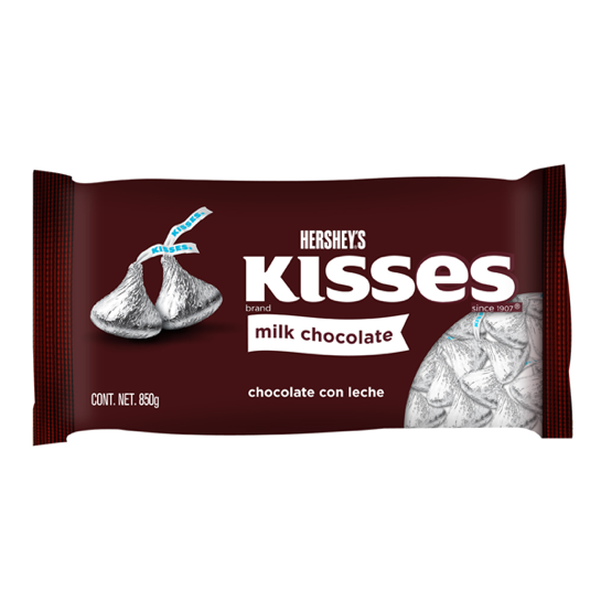 Bolsa Kisses con Leche 850g. 1 Bolsa